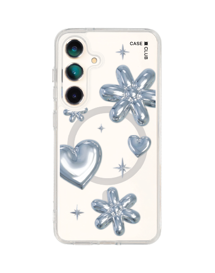 เคสใส samsung galaxy s25 magsafe ลูกโป่งดอกไม้