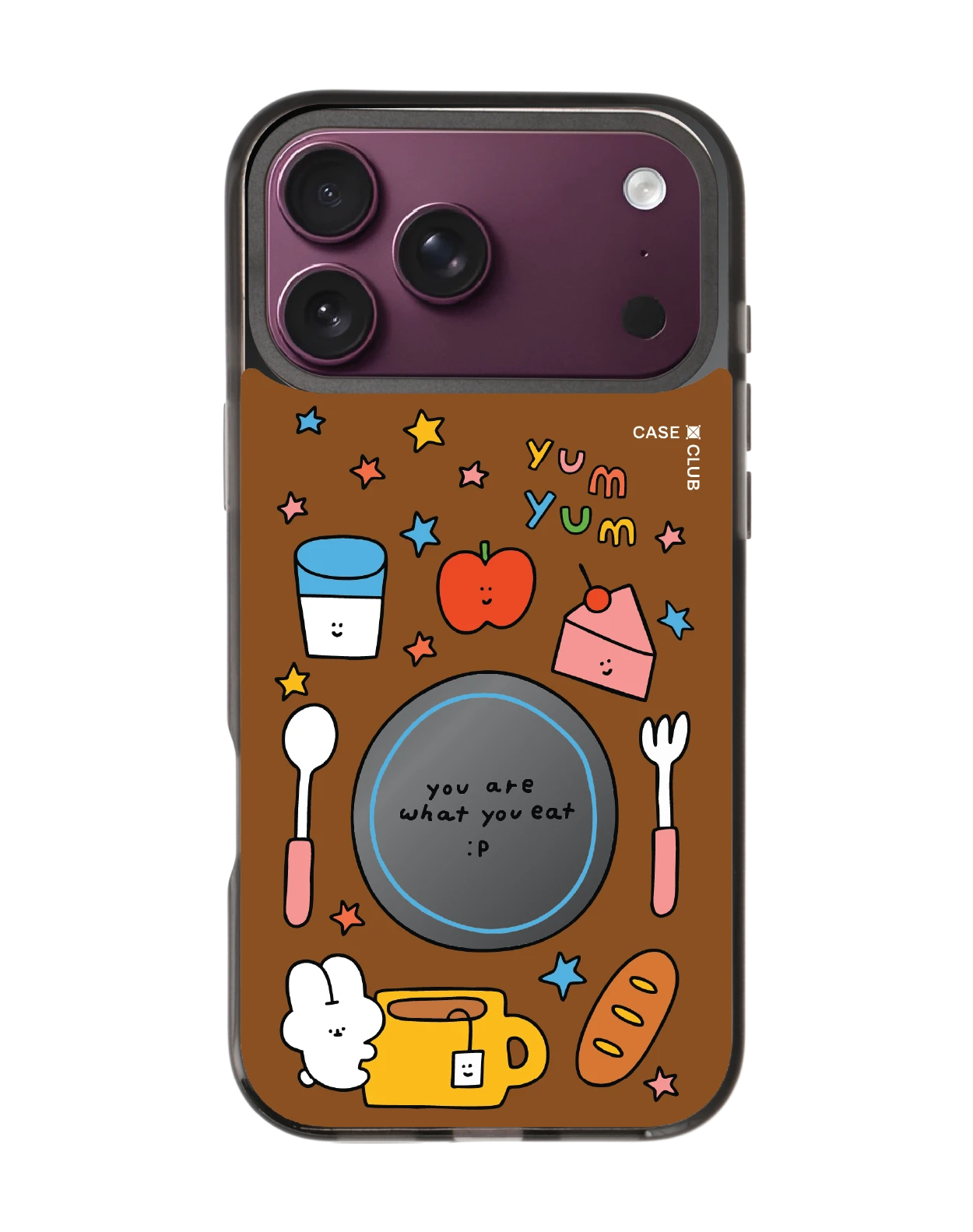 iphone 18 pro max black mirror magsafe fluffy bunny foodie