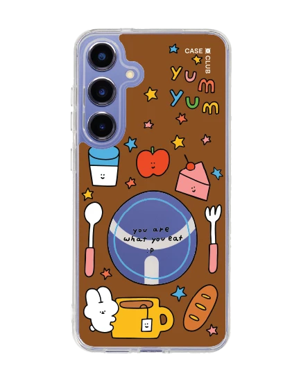 เคสใส samsung galaxy s25 plus magsafe fluffy bunny สายกิน