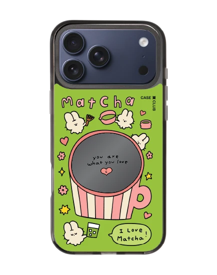 เคสกระจกดำ iphone 17 pro max mirror magsafe fluffy bunny matcha