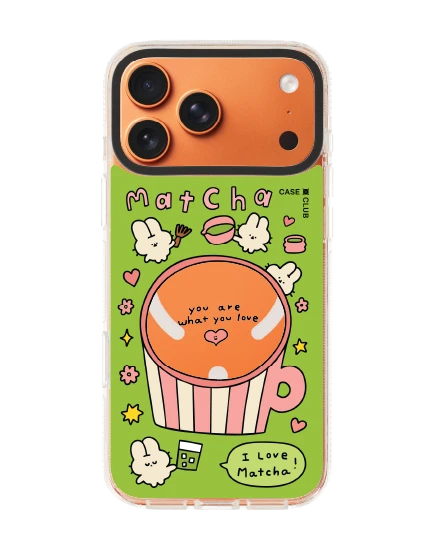 iphone 17 pro max clear case magsafe shield fluffy bunny matcha