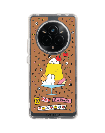 realme 14 pro clear fluffy bunny pudding
