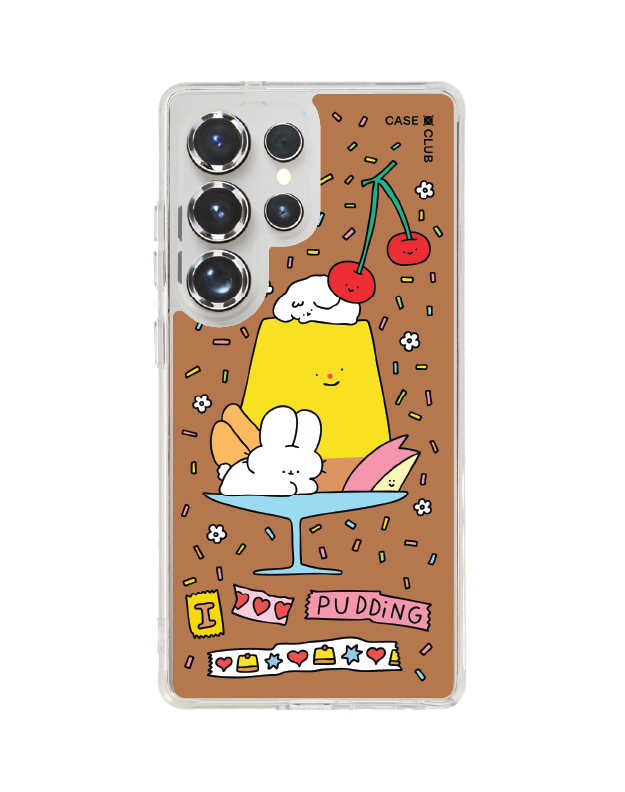 เคสใส Samsung Galaxy S25 Ultra MagSafe Fluffy Bunny พุดดิ้ง