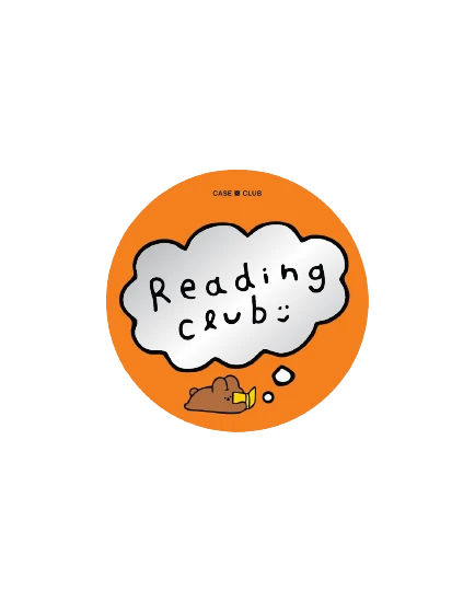 mirror popgrip fluffy bunny reading club