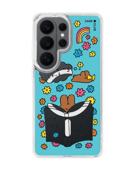 samsung galaxy s26 ultra clear magsafe fluffy bunny reading club