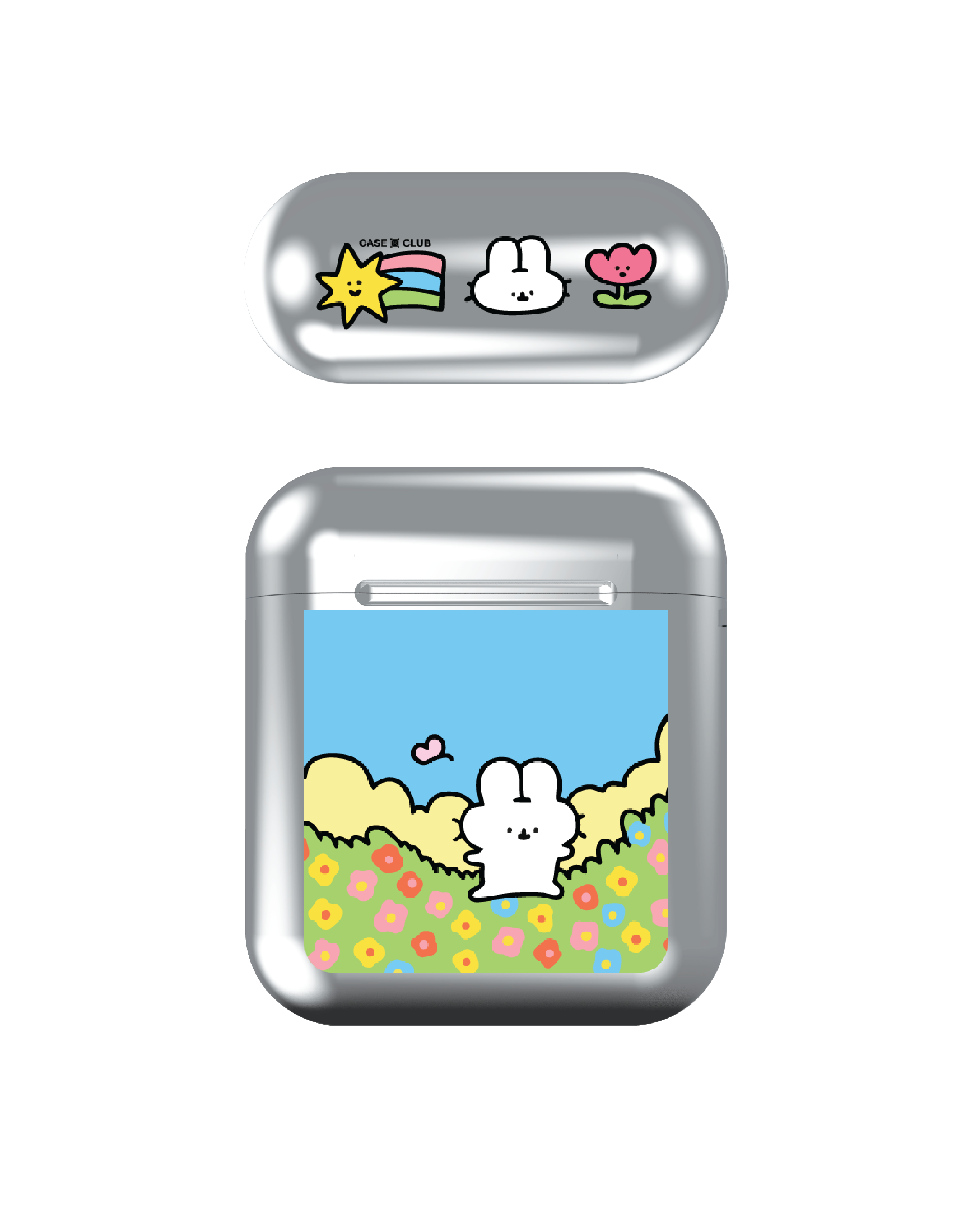 fluffy bunny stamp