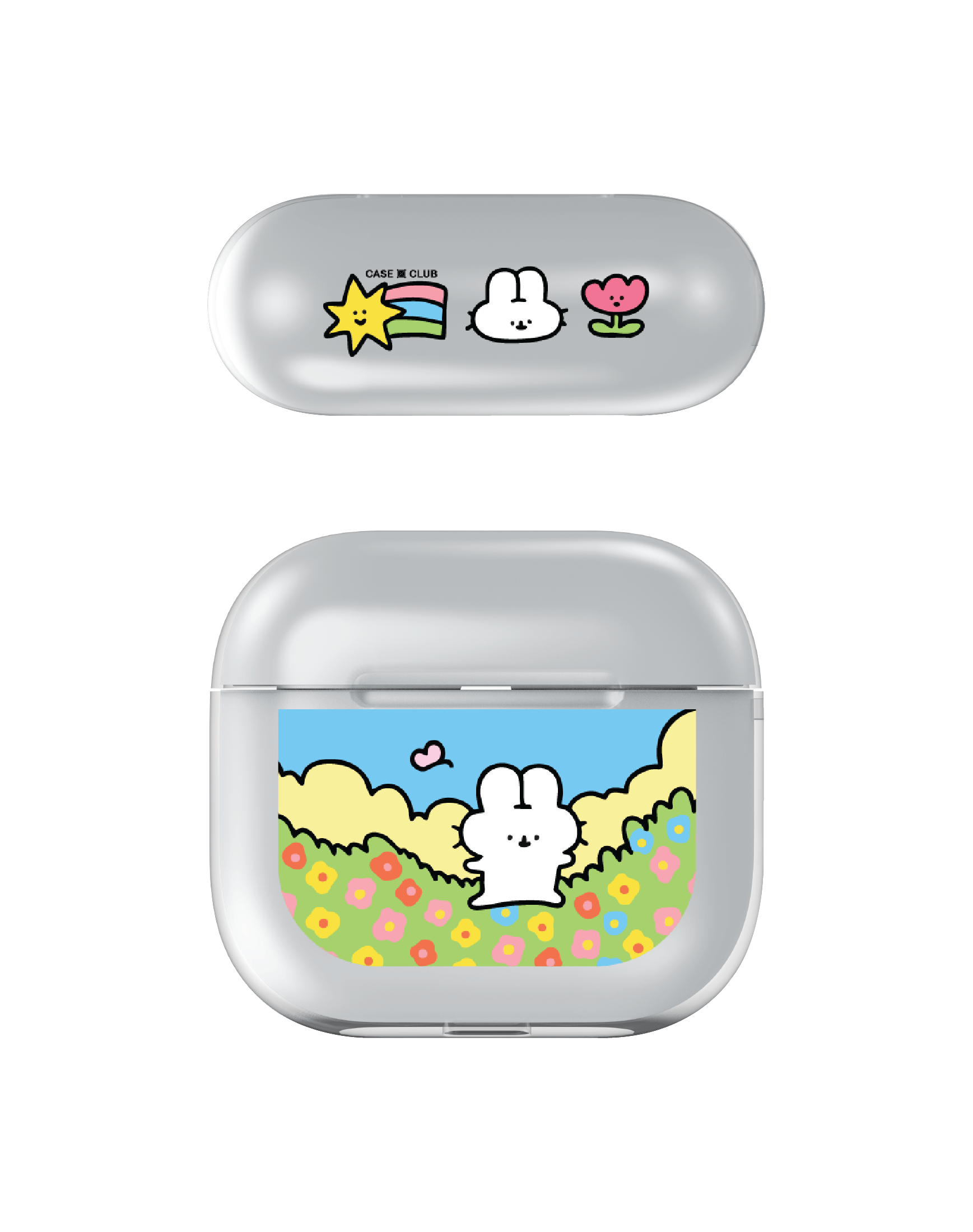 fluffy bunny stamp