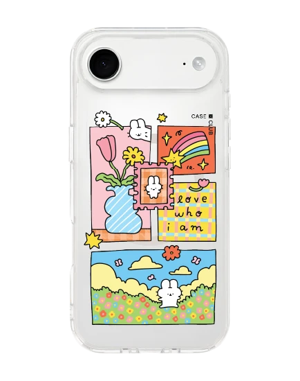 iphone 17 air clear magsafe fluffy bunny stamp