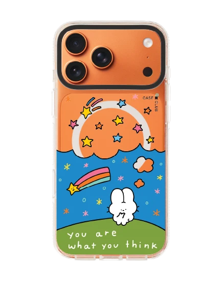 iphone 17 pro max clear case magsafe shield fluffy bunny universe