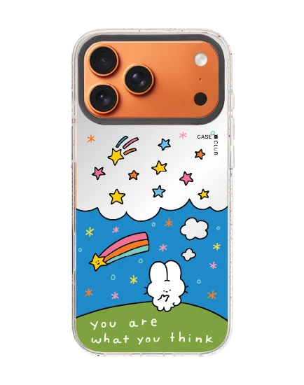 iphone 17 pro max clear mirror magsafe fluffy bunny universe