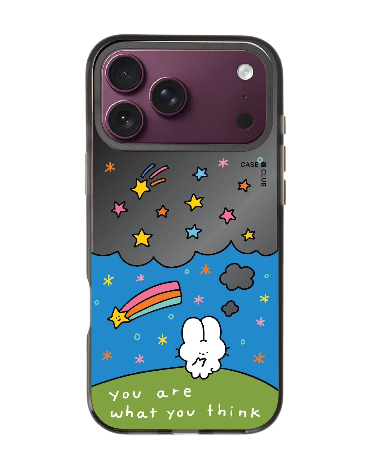 iphone 18 pro max black mirror magsafe fluffy bunny universe