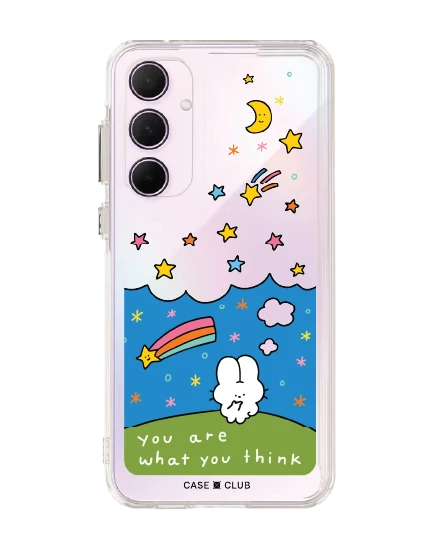 เคสใส samsung a55 fluffy bunny universe