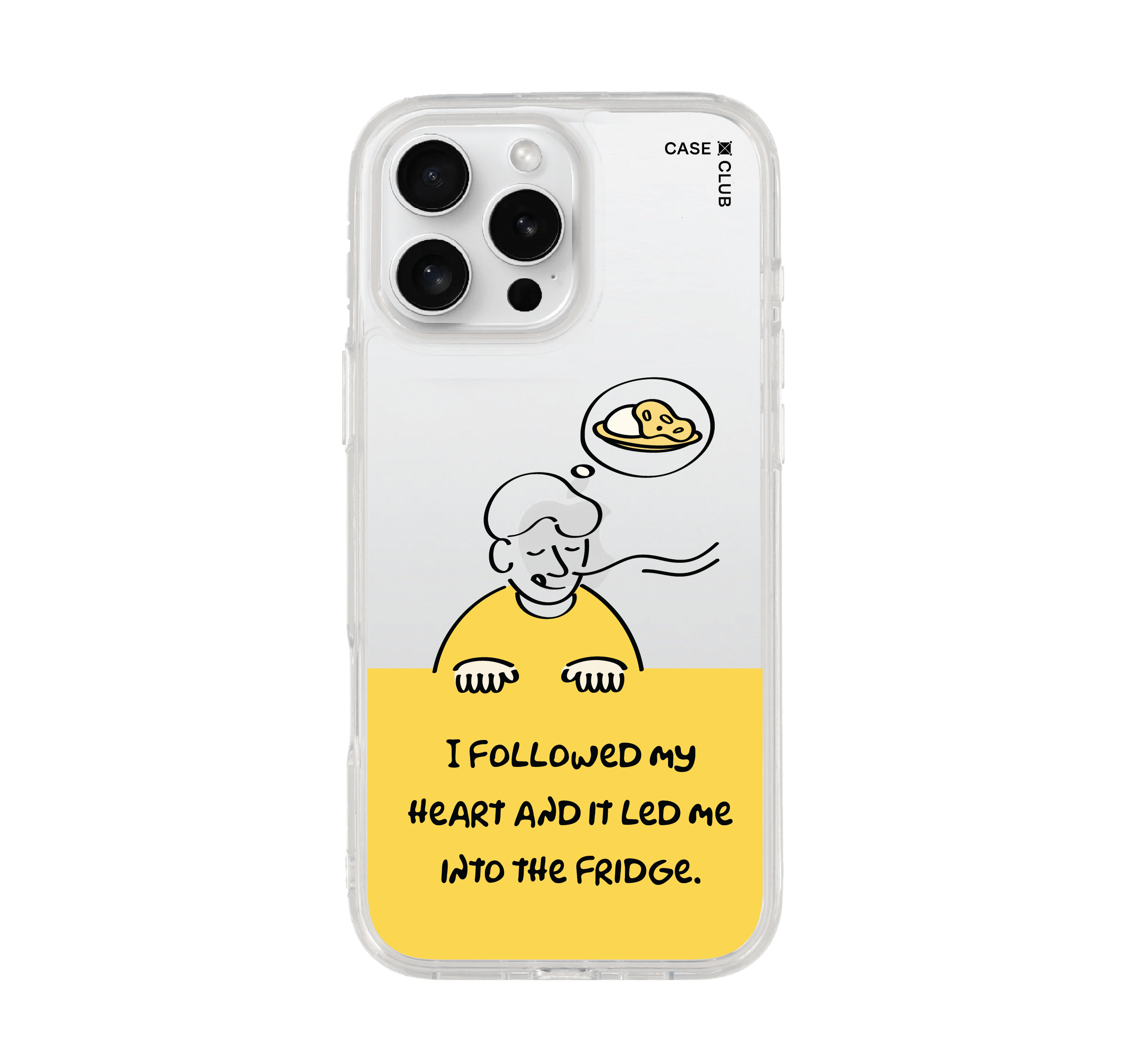 เคสใส iPhone 16 Pro Max คำคมอาหาร