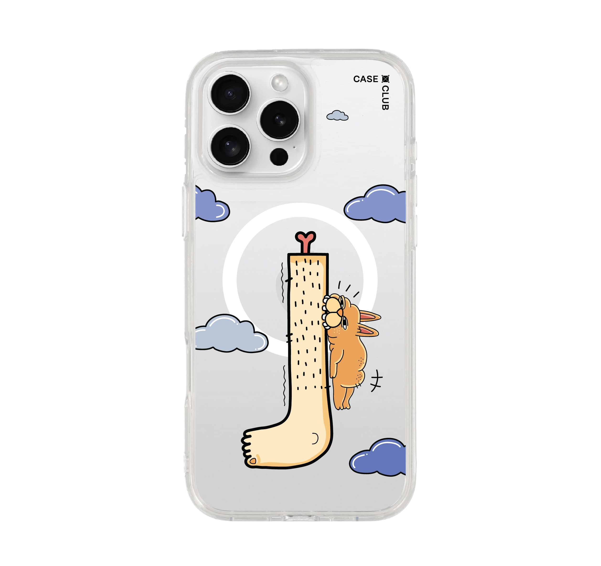 เคสใส iphone 16 pro max magsafe french bulldog กัด