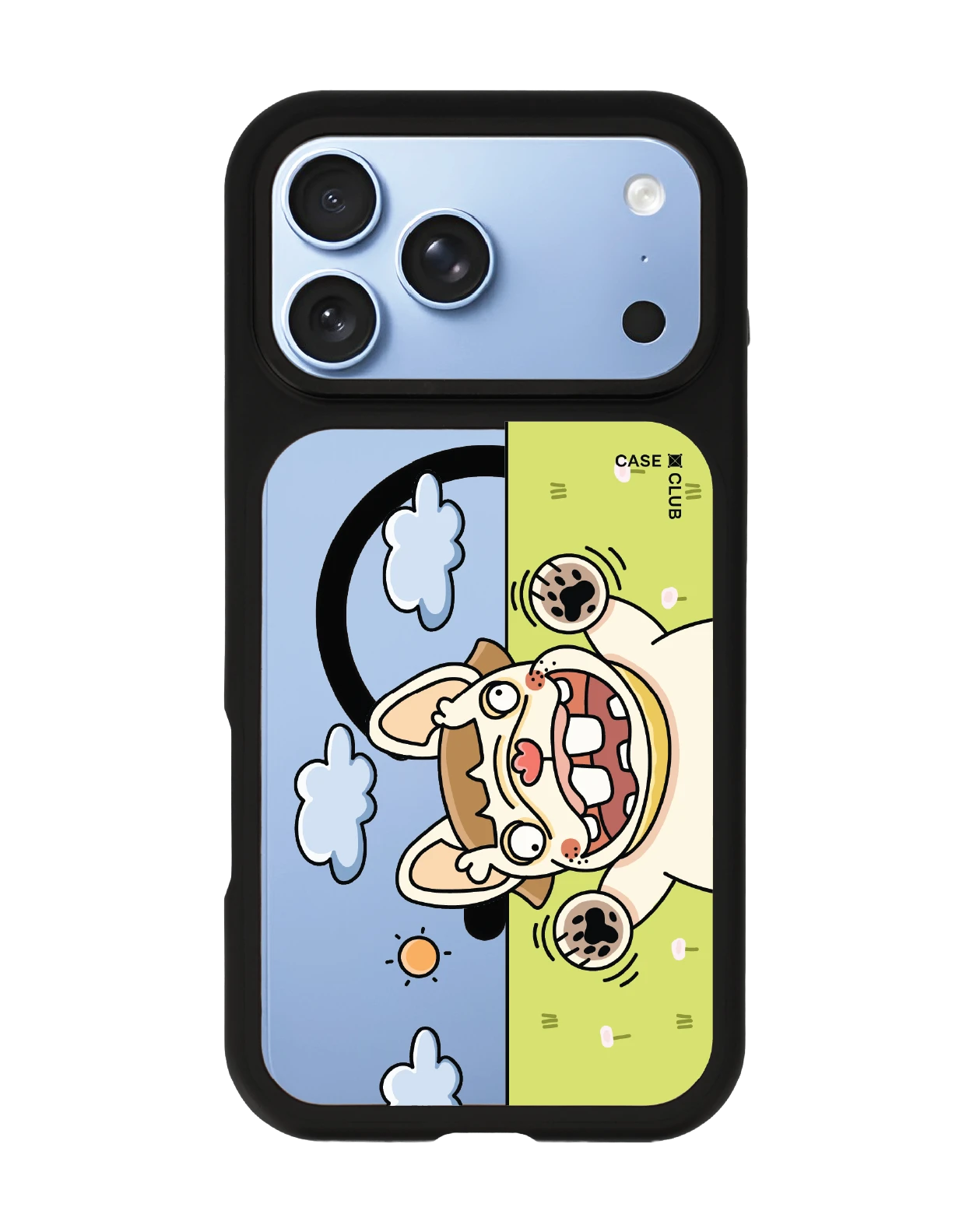 iphone 18 pro max switch black magsafe french bull dog garden