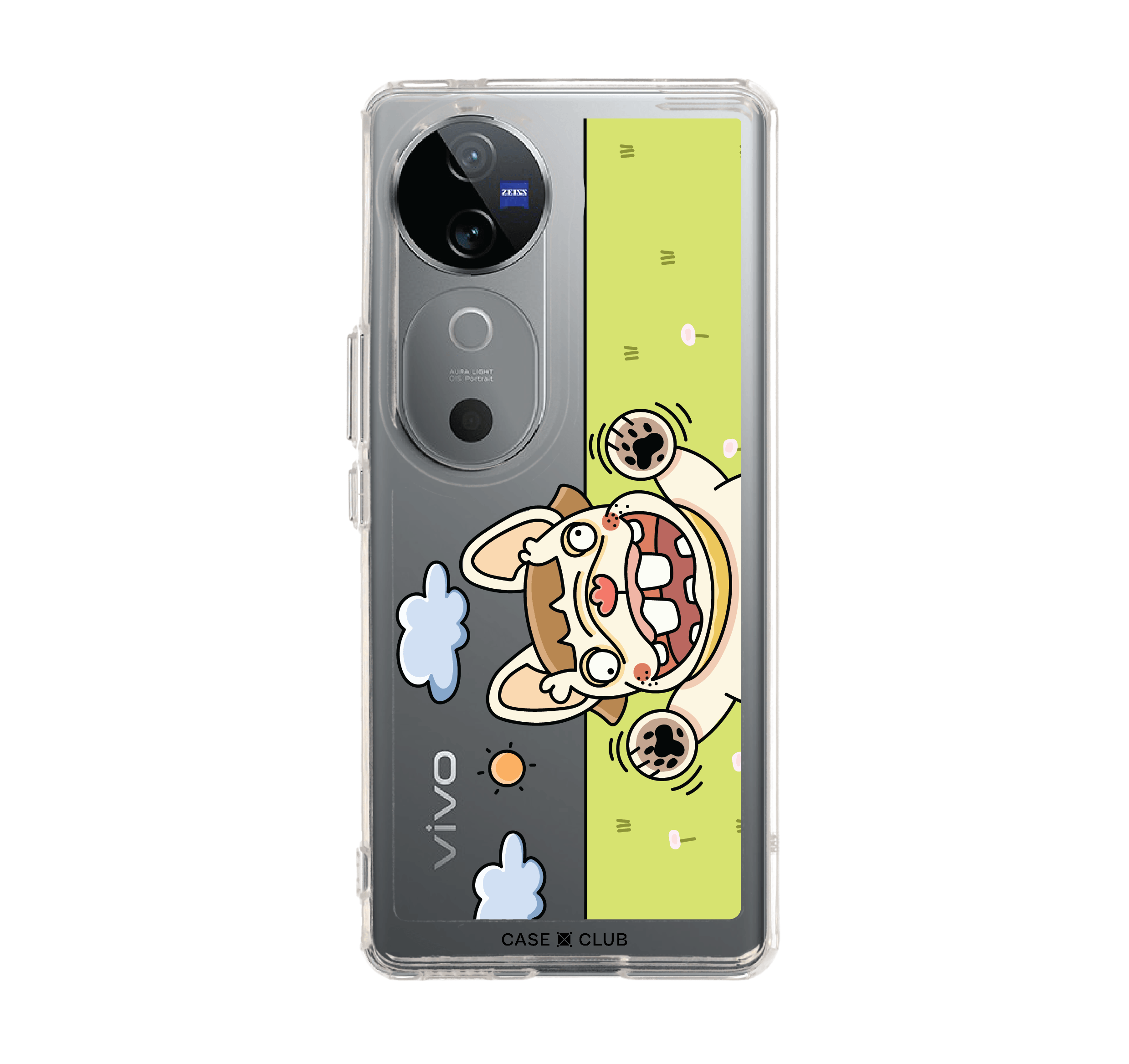 เคสใส vivo v40 5g french bulldog การ์เดน