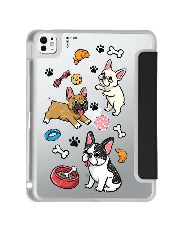 เคสใส ipad pro 11 สีดำ เฟรนบลูด็อกหรรษา