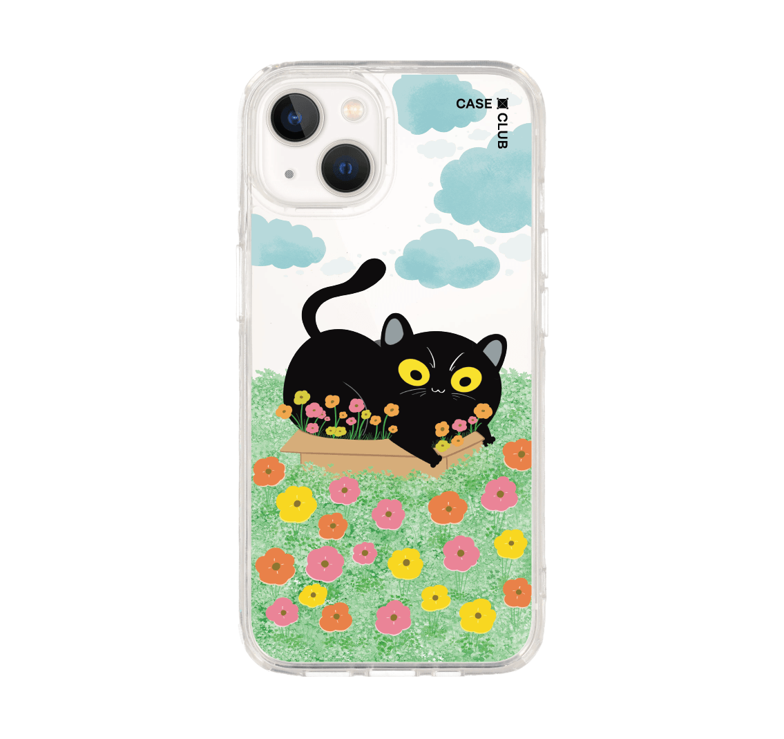 เคสใส iPhone 13 สวนแมวดำ