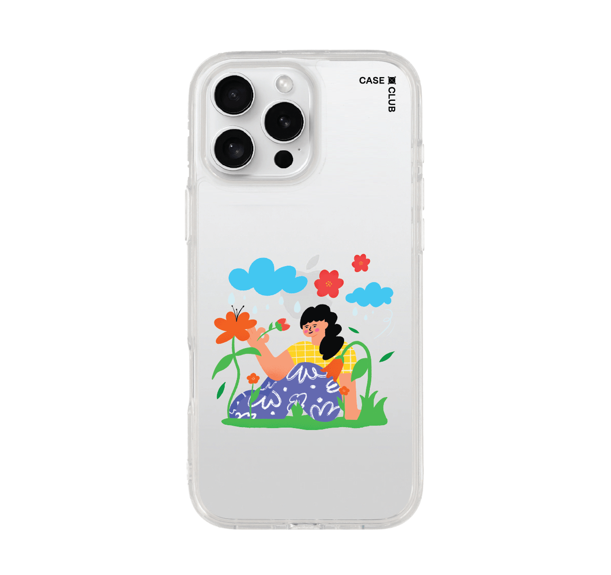 เคสใส iPhone 16 Pro Max สาวในสวน