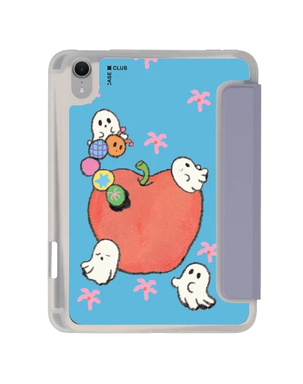 ipad mini 7 clear purple ghost club apple