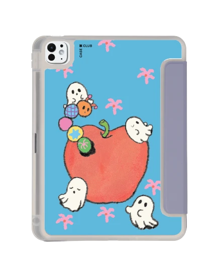 เคสใส ipad pro 11 สีม่วง ghost club apple