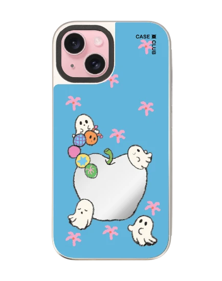 เคสกระจก iphone 15 magsafe ghost club apple