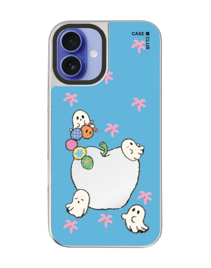 เคสกระจก iphone 16 plus magsafe ghost club apple