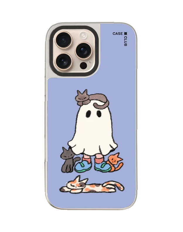 เคสกระจก iphone 16 pro max magsafe ghost club กับน้องแมวเพื่อนซี้