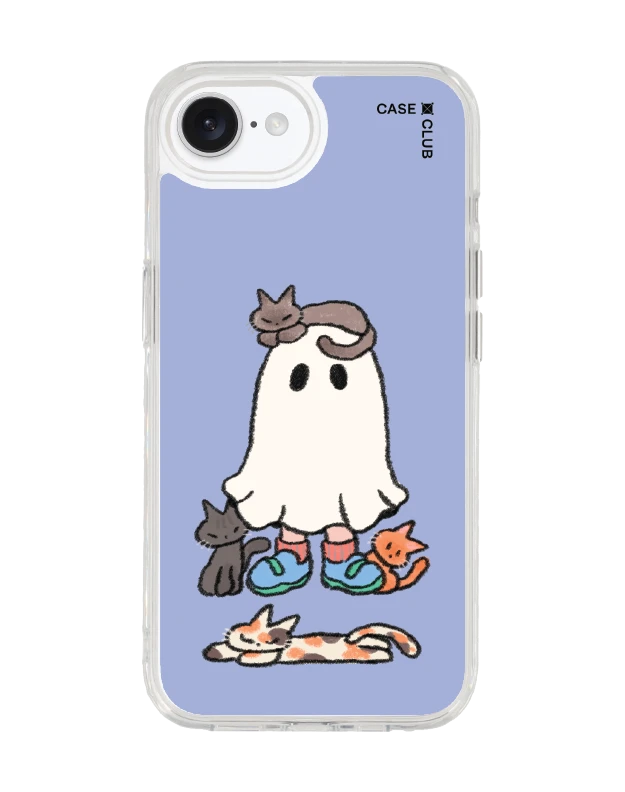 เคสใส iphone 16e magsafe ghost club กับน้องแมวเพื่อนซี้