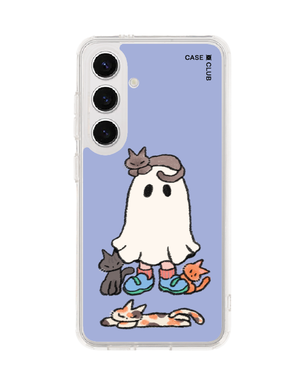 Samsung Galaxy S24 Clear MagSafe Ghost Club Cat Person