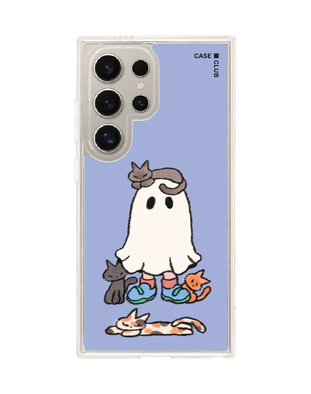 เคสใส Samsung S24 Ultra MagSafe Ghost Club แมวเหมียว