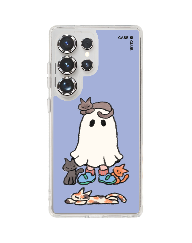 เคสใส Samsung Galaxy S25 Ultra MagSafe Ghost Club แมวเหมียว