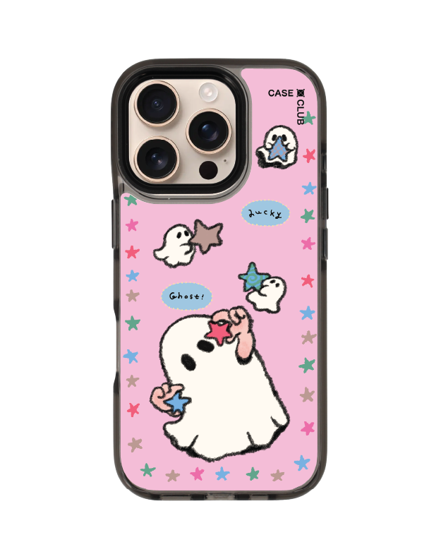 iPhone 16 Pro Clear Black MagSafe Ghost Club ผีโชคดี
