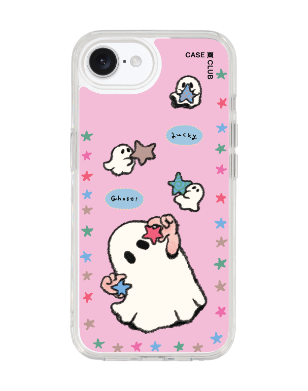 เคสใส iPhone 16e MagSafe Ghost Club ผีโชคดี