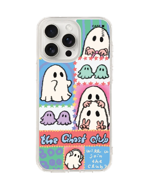 เคสใส iphone 15 pro max ghost club ชมรมผีน้อยหรรษา