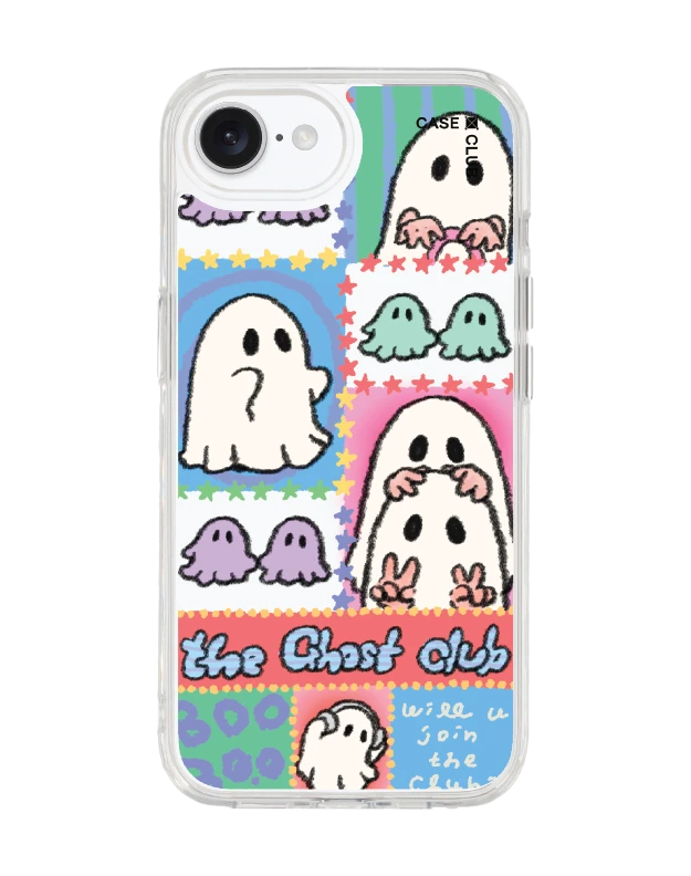 เคสใส iphone 16e ghost club ชมรมผีน้อยหรรษา