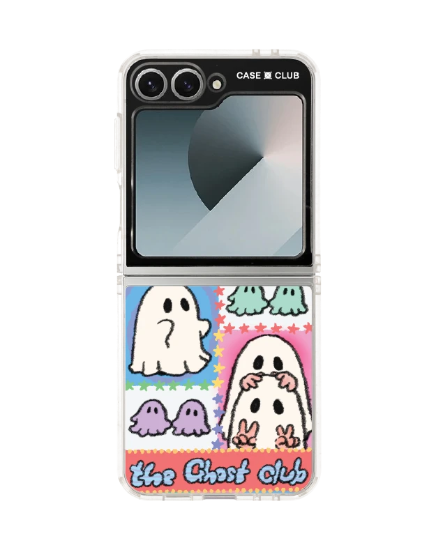 เคสใส samsung galaxy z flip 6 ghost club ชมรมผีน้อยหรรษา