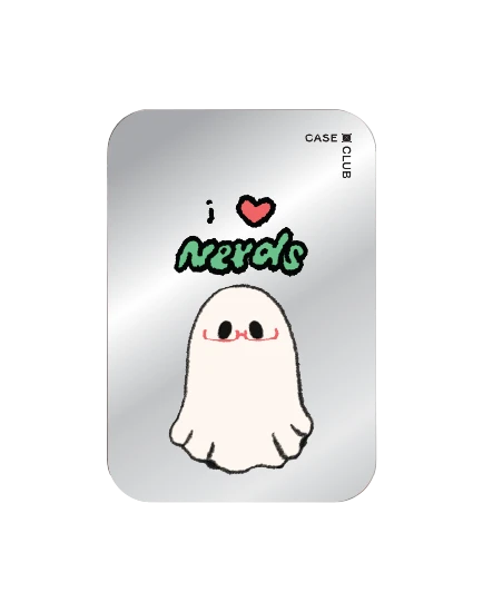 ที่เก็บบัตร magsafe แบบกระจกมีขาตั้งในตัว ghost club nerds