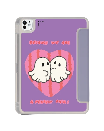 เคสใส ipad pro 11 สีม่วง ghost club perfect pair