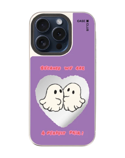 เคสกระจก iphone 15 pro magsafe ghost club perfect pair