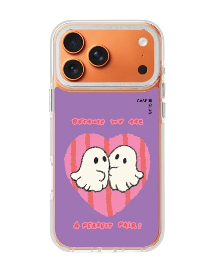 iphone 17 pro max clear white magsafe ghost club perfect pair