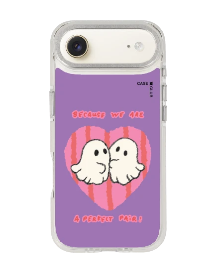 เคสใส iphone air magsafe สีขาว ghost club perfect pair