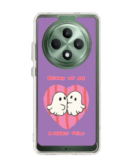 oppo reno 12f clear case ghost club perfect pair