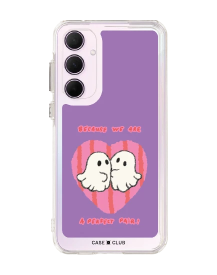 samsung galaxy a55 clear case ghost club perfect pair