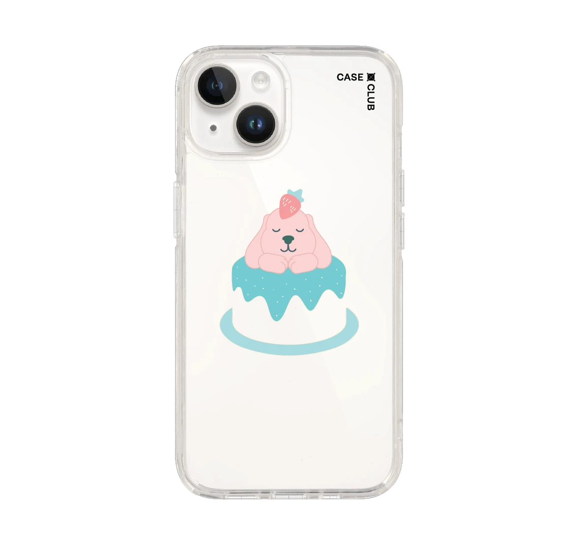 เคสใส iphone 14 เค้กโกลเด้น