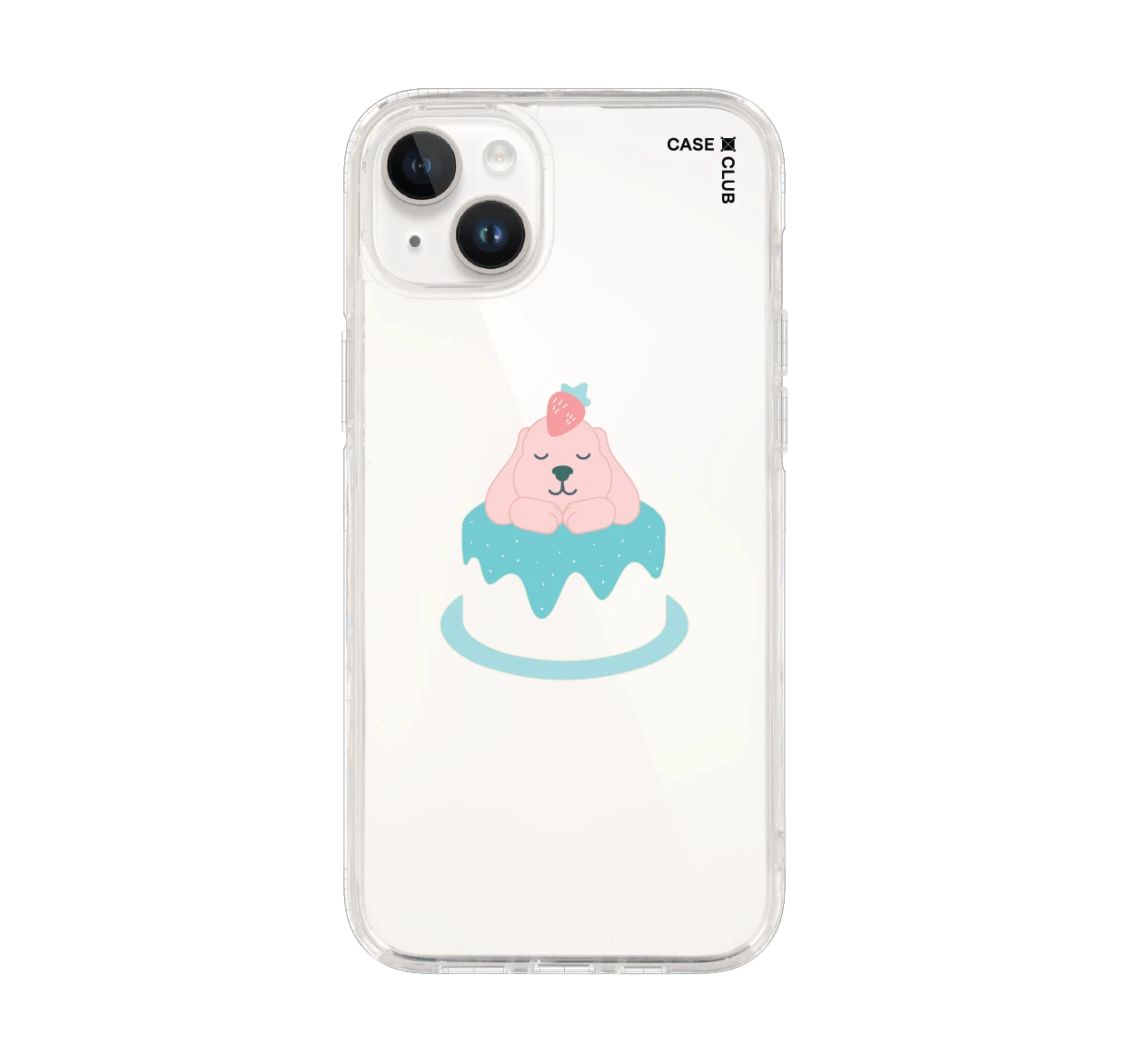 เคสใส iphone 14 plus เค้กโกลเด้น