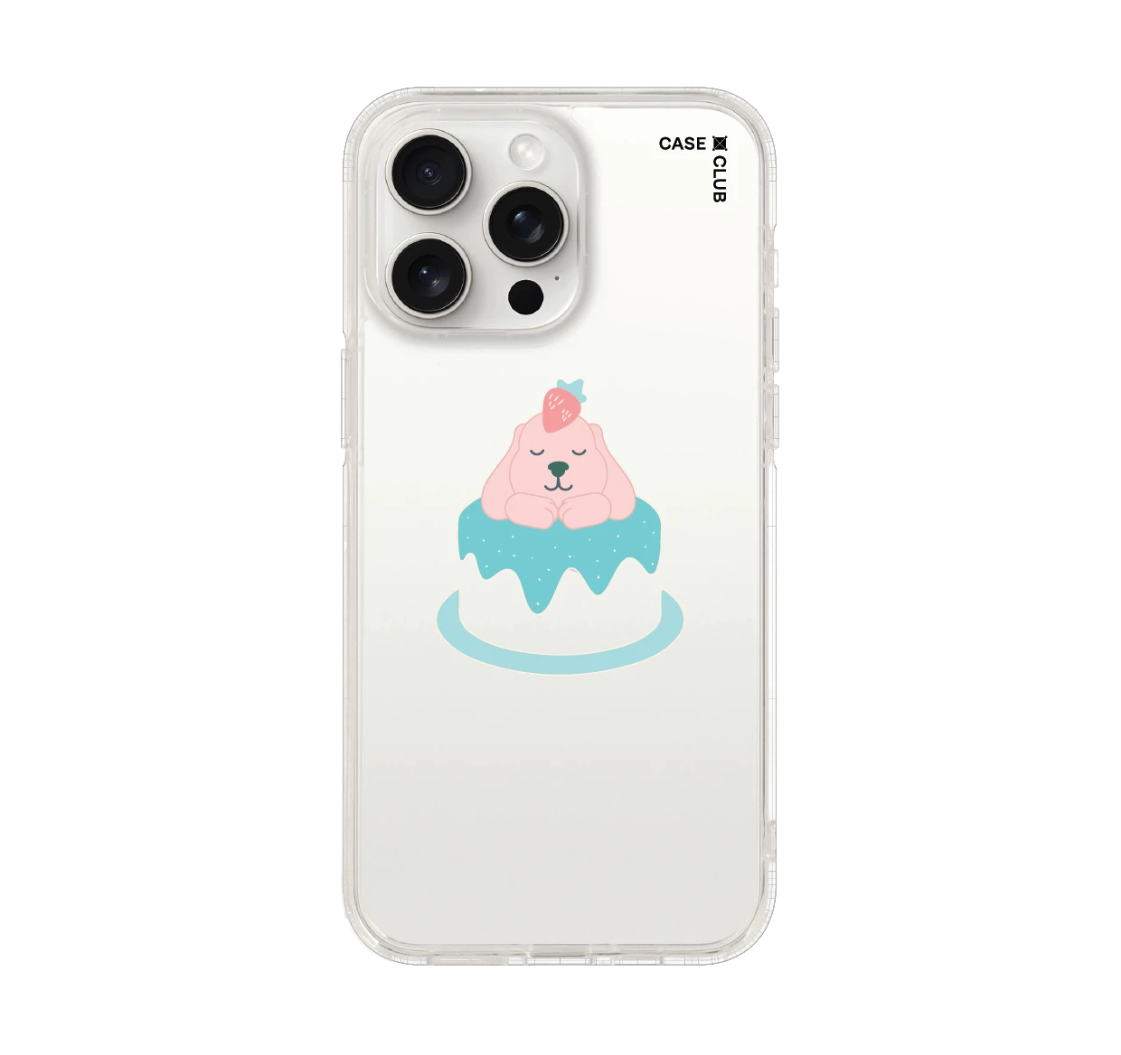 เคสใส iphone 15 pro max เค้กโกลเด้น