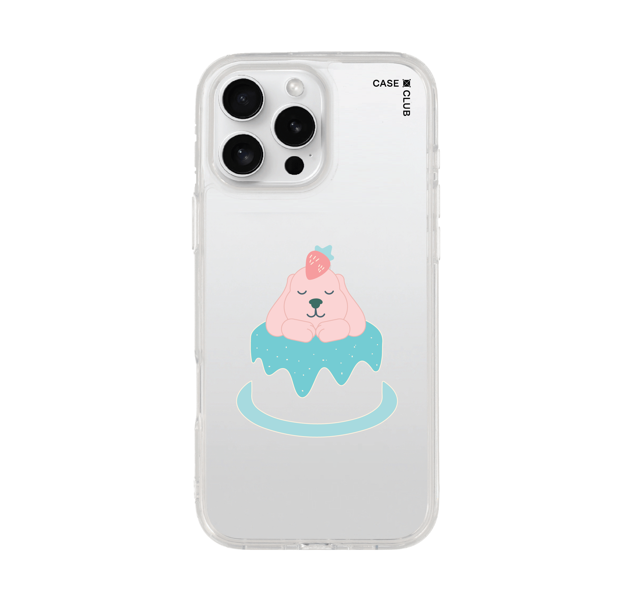 เคสใส iPhone 16 Pro Max Golden Retriever เค้ก
