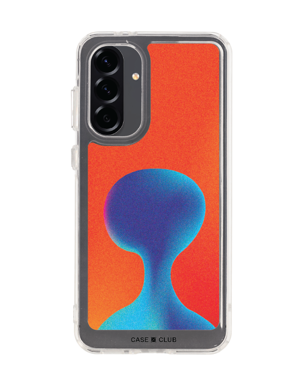 เคสใส samsung galaxy a56 เงามนุษย์ต่างดาวไล่สี