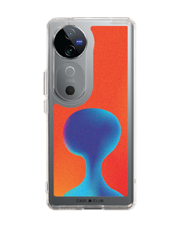 เคสใส vivo v40 5g เงามนุษย์ต่างดาวไล่สี